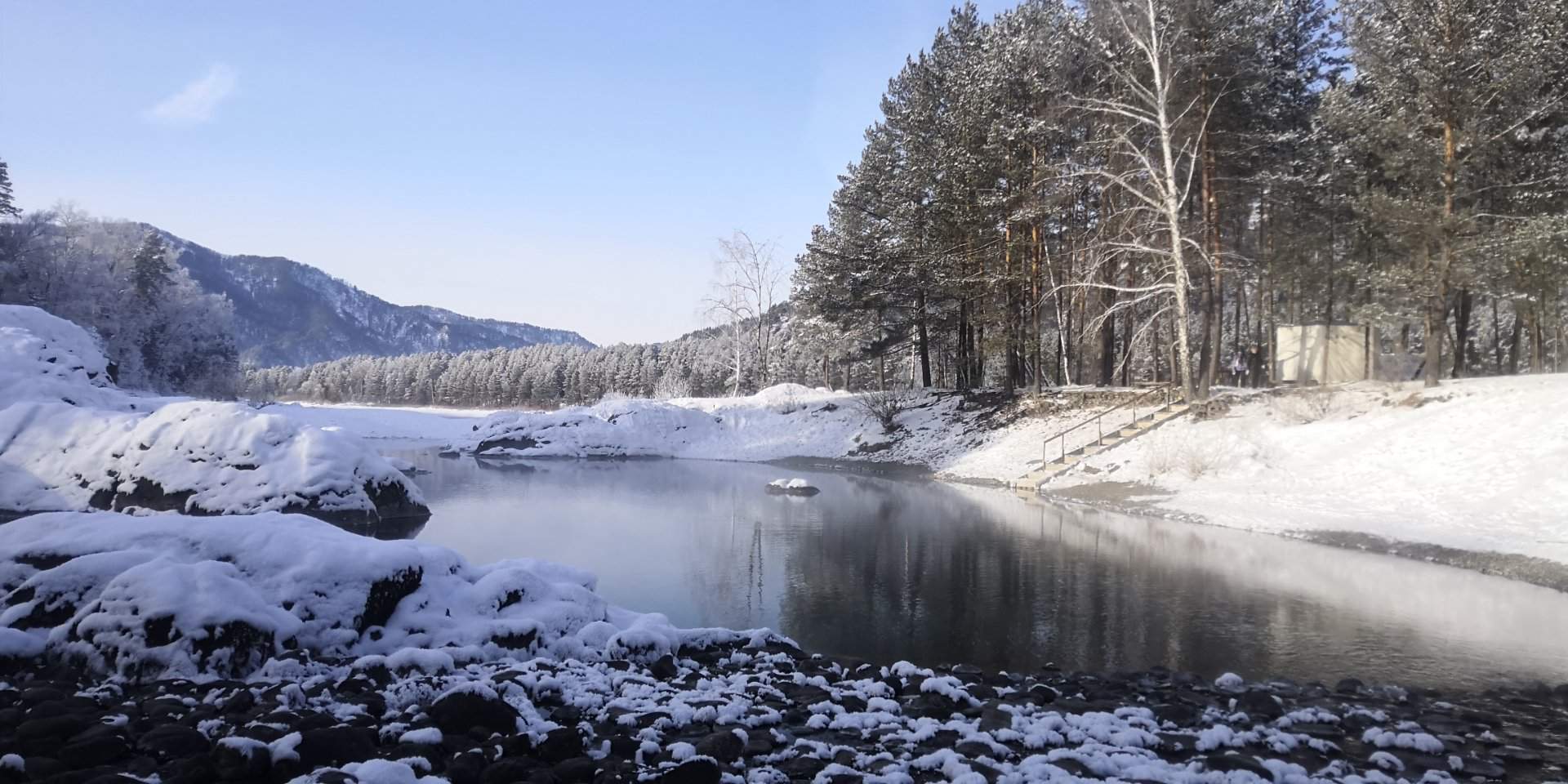 Зимняя сказка Алтая: от лебедей до принцессы гор — фотография 7